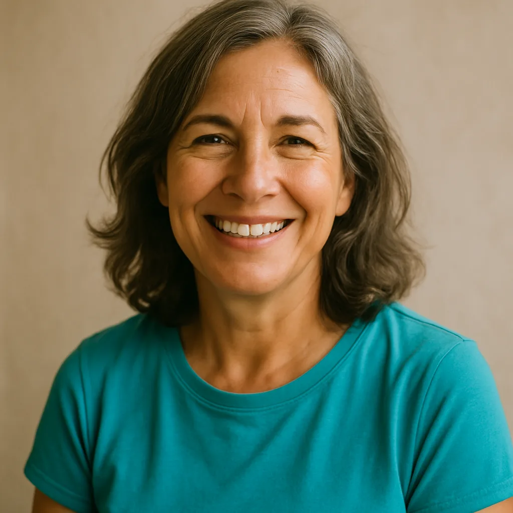 Smiling woman in her 50s — member of The Northamptonshire Dating Site